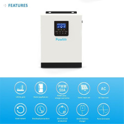 Solar PV Hybrid Inverter 3000 VA 2400 W Panel Surya 3kVA Hibrid grid
